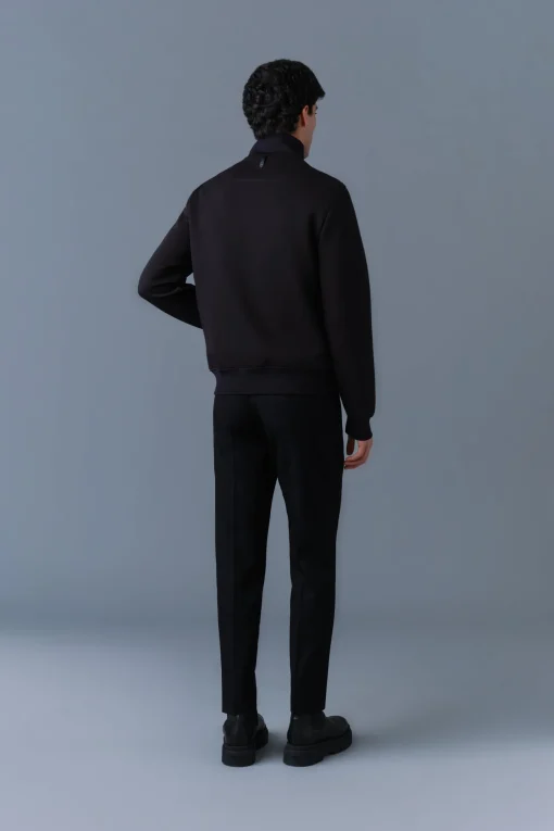 COLLIN-R Nano Down Mixed Media Bomber Jacket
