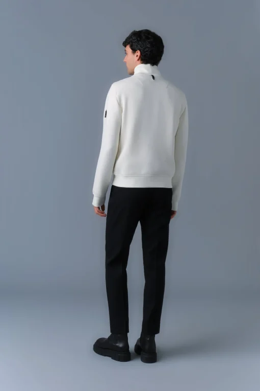 COLLIN-R Nano Down Mixed Media Bomber Jacket