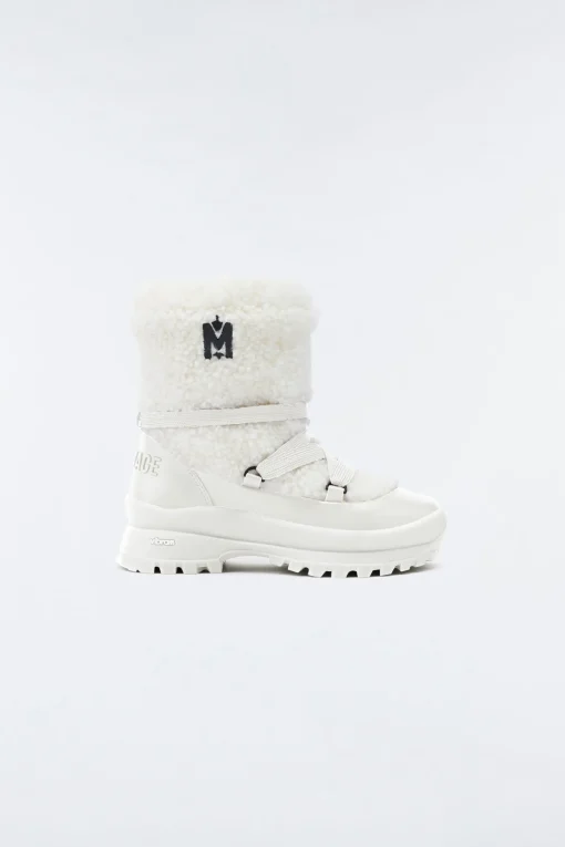 CONQUER shearling ankle boot for women