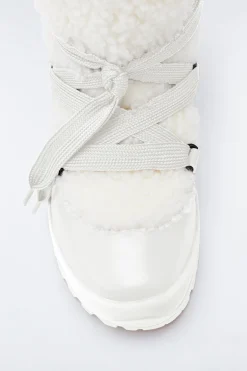 CONQUER shearling ankle boot for women