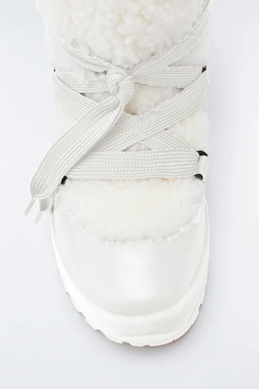 CONQUER shearling ankle boot for women