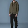 CRUZ Zip-up Hybrid vertical quilt hoodie