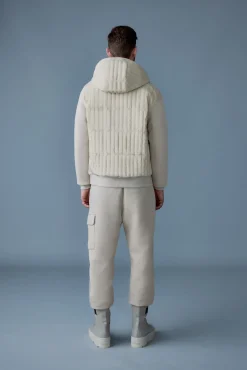 CRUZ Zip-up Hybrid vertical quilt hoodie