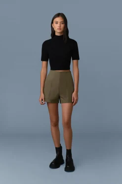DAVA-CO Panelled Cotton Shorts