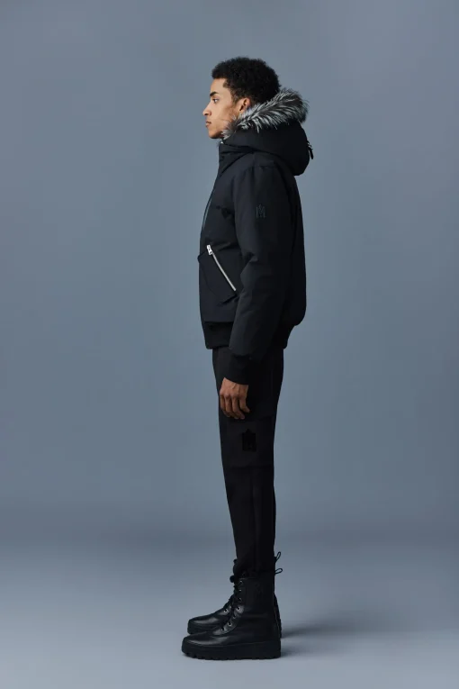 DIXON 2-in-1 Nordic Tech down bomber with silver fox fur