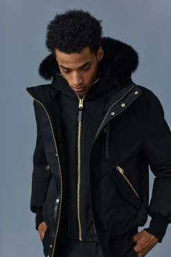 DIXON 2-in-1 Nordic Tech down bomber with blue fox fur