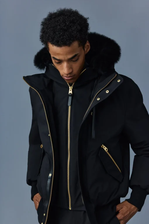 DIXON 2-in-1 Nordic Tech down bomber with blue fox fur