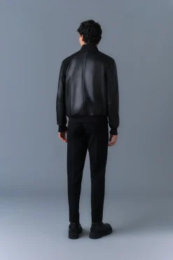 EASTON-R 2-in-1 lamb leather bomber jacket