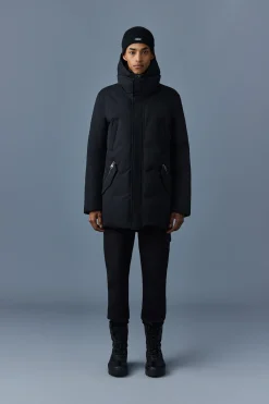 EDWARD 2-in-1 down coat with removable hooded bib for men