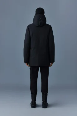 EDWARD 2-in-1 down coat with removable hooded bib for men