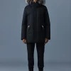 EDWARD 2-in-1 down parka with hooded bib and silver fox fur
