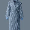EFFIE-CK Long Jacquard chain-knit cardigan