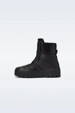 EKON-M Leather mid-calf lace-up boots