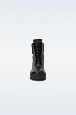 EKON-M Leather mid-calf lace-up boots