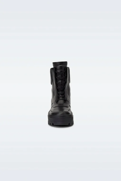 EKON-M Leather mid-calf lace-up boots