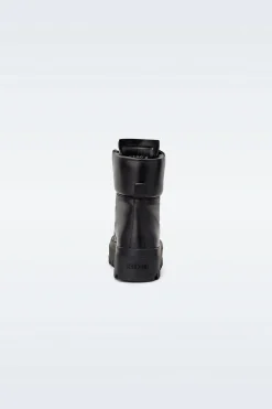 EKON-M Leather mid-calf lace-up boots