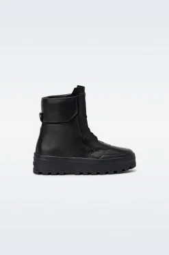 EKON-W Leather mid-calf lace-up boots