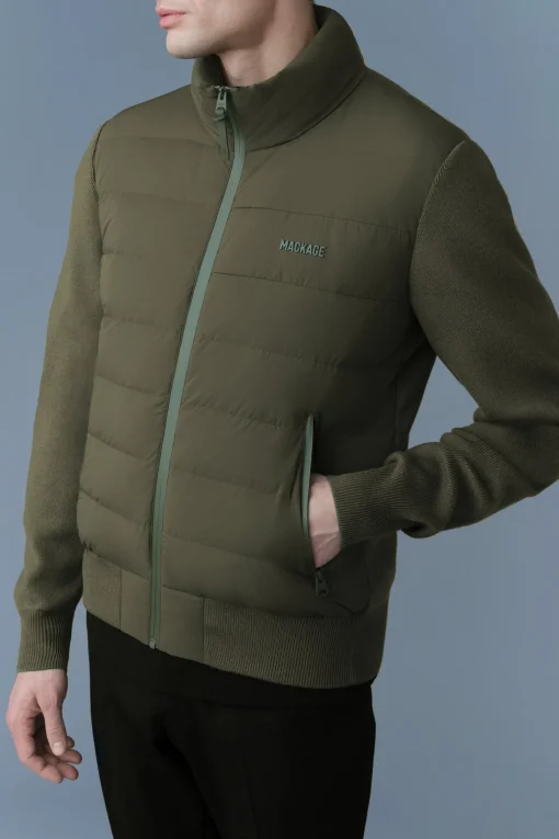 HANEY-CITY Hybrid light down jacket
