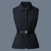 HELIA Light Down Vertical Quilted Vest