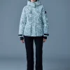 ICLYN-FP Frost print down ski jacket