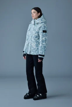 ICLYN-FP Frost print down ski jacket