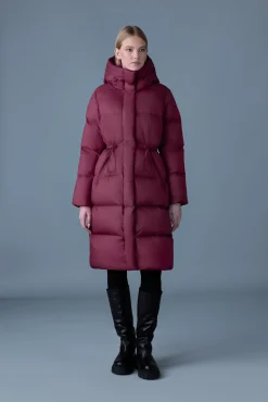 ISHANI-SW Softwash long down coat with hood
