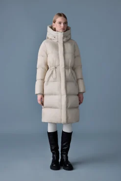ISHANI-SW Softwash long down coat with hood