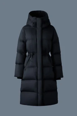 ISHANI-SW Softwash long down coat with hood