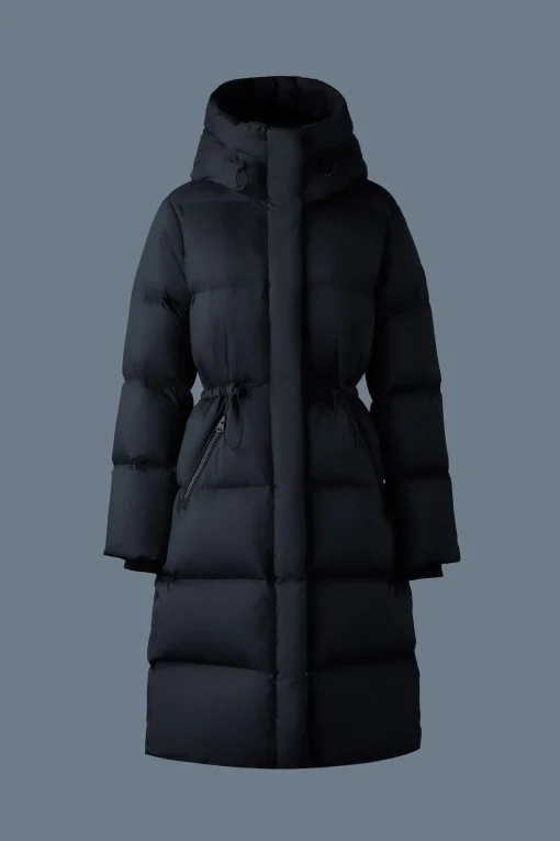 ISHANI-SW Softwash long down coat with hood