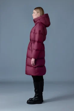 ISHANI-SW Softwash long down coat with hood