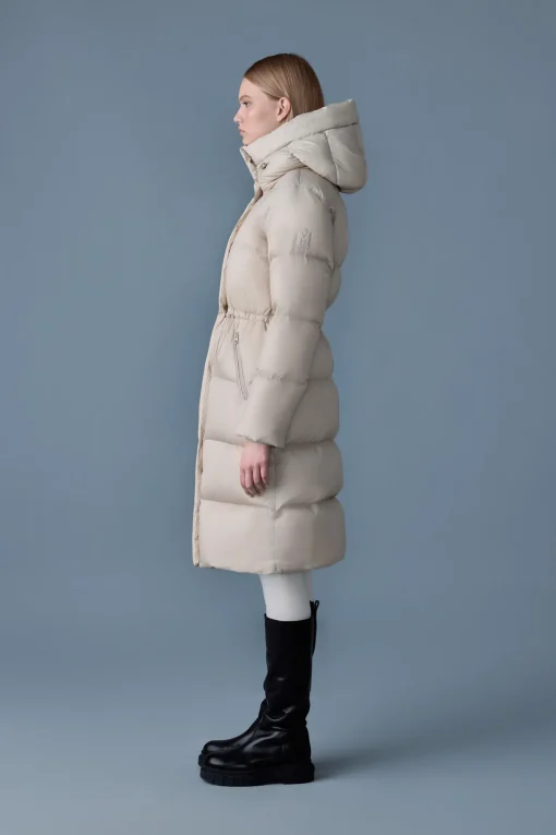 ISHANI-SW Softwash long down coat with hood