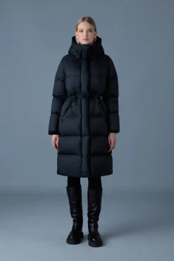 ISHANI-SW Softwash long down coat with hood