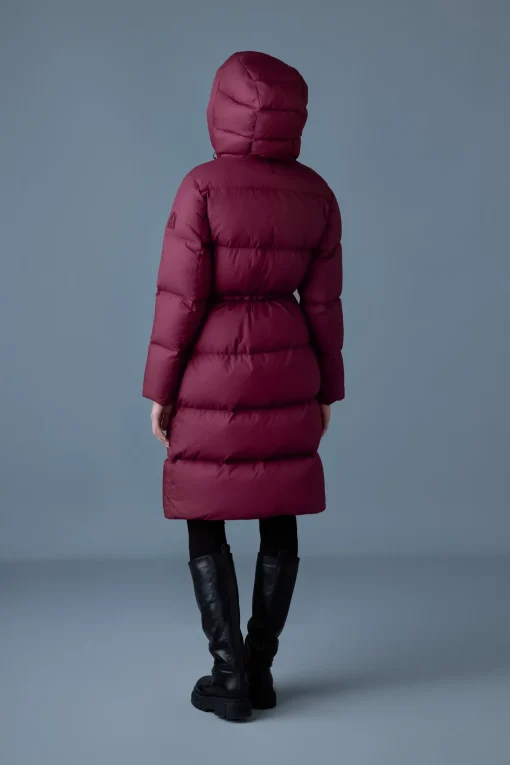 ISHANI-SW Softwash long down coat with hood
