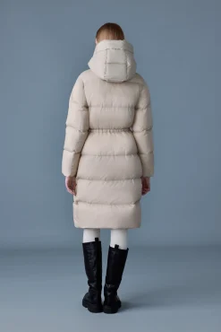 ISHANI-SW Softwash long down coat with hood