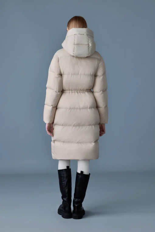 ISHANI-SW Softwash long down coat with hood