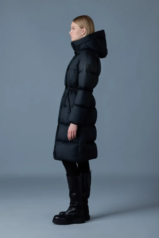 ISHANI-SW Softwash long down coat with hood