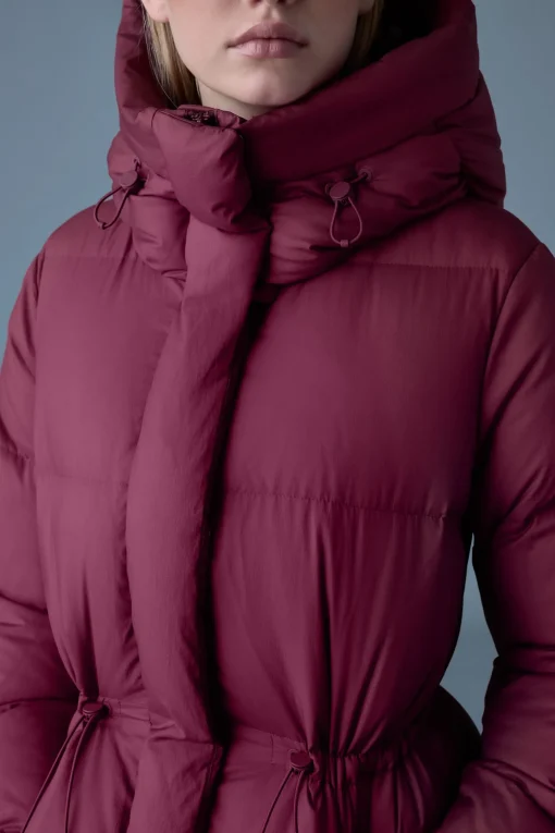 ISHANI-SW Softwash long down coat with hood