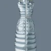 IVANKA-MSF Sleeveless metallic laminate snowflake coat
