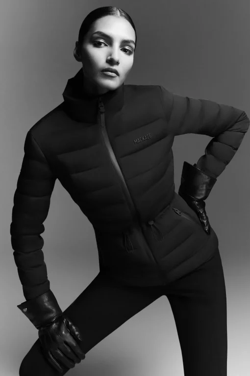 JACEY-CITY Light down jacket with stand collar