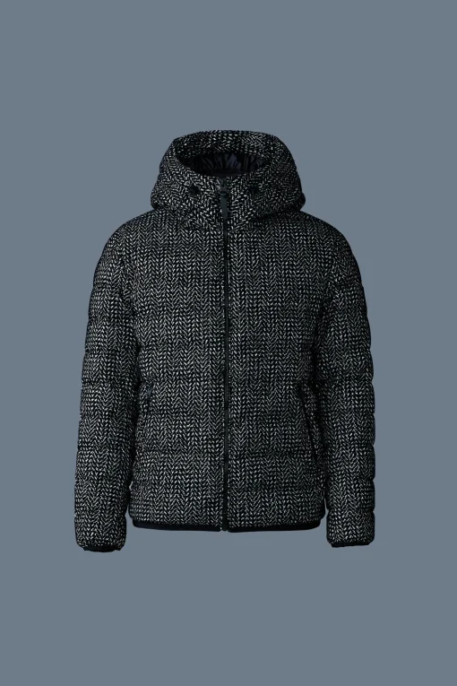 JACK-FLP Flocked light down jacket with hood