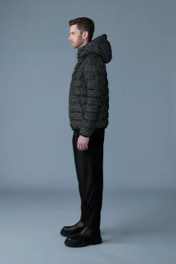 JACK-FLP Flocked light down jacket with hood