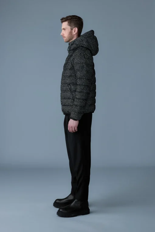 JACK-FLP Flocked light down jacket with hood
