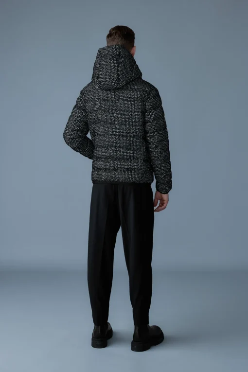 JACK-FLP Flocked light down jacket with hood