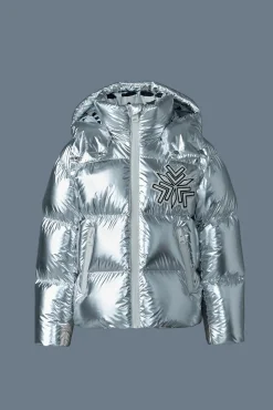 JESSE-MSF Metallic light down jacket for kids (8-14 years)