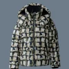 JESSE-NV Tile graphic pattern light down jacket for kids (8-14 years)