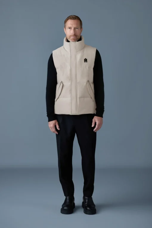 JOSEPH Nordic Tech down vest with funnel collar