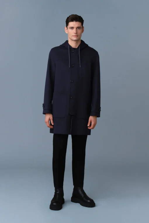 JOSHUA Double-Face Wool Long Coat