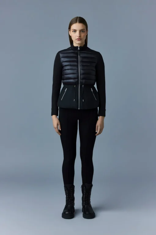 JOYCE Hybrid jacket with peplum