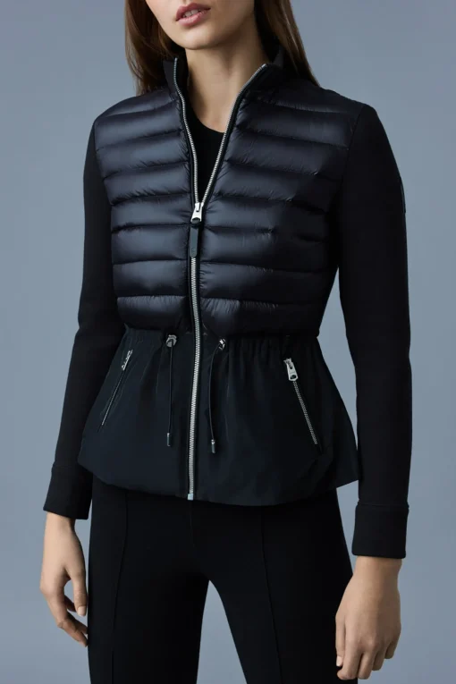 JOYCE Hybrid jacket with peplum
