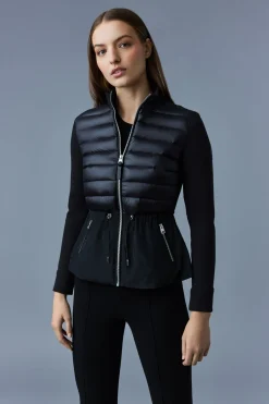 JOYCE Hybrid jacket with peplum